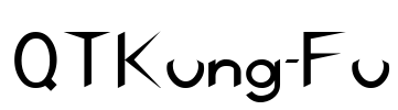 QTKung-Fu Font Image