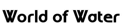 World of Water Font Image