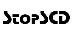 StopSCD Font Image