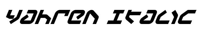Yahren Italic