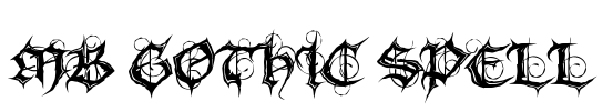 MB Gothic Spell
