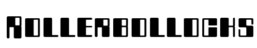 Rollerbollocks Font Image