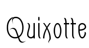 Quixotte Font Image