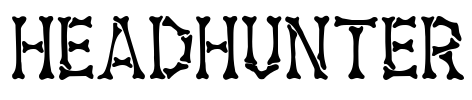 Headhunter Font Image
