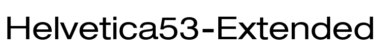 Helvetica53-Extended