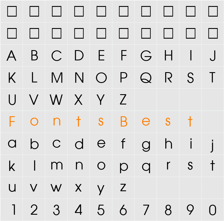 QTAvanti Character Map