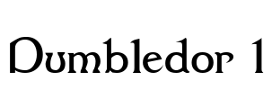 Dumbledor 1 Font Image