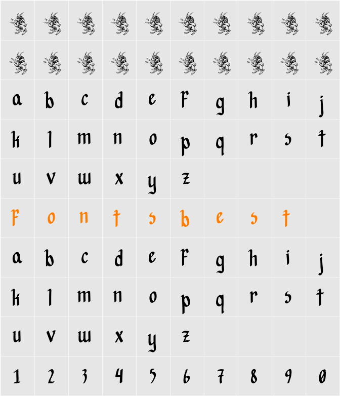 Hopes are free Character Map