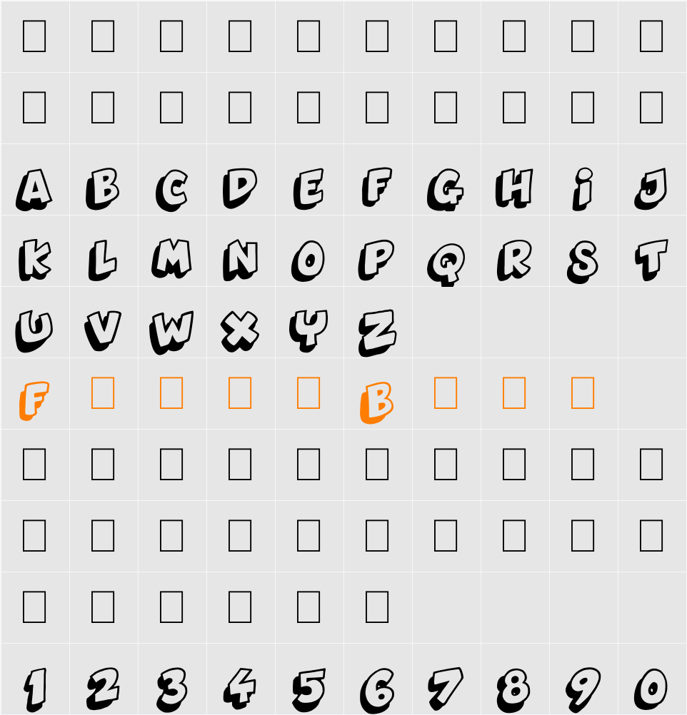 Dynamix Character Map