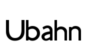 Ubahn Font Image