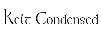 Kelt Condensed Font Image