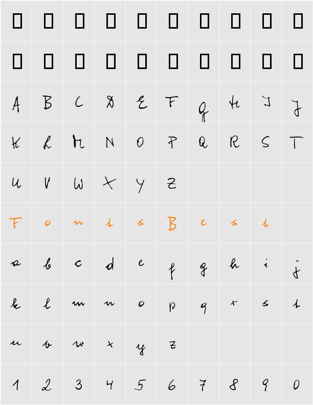 WIPMoneyMaker Character Map