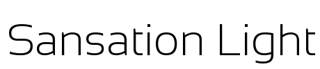Sansation Light Font Image