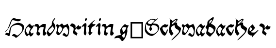 Handwriting_Schwabacher