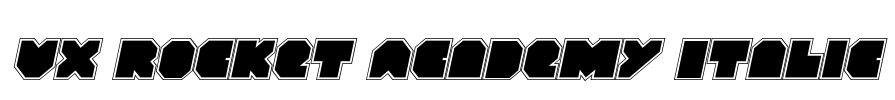 VX Rocket Academy Italic