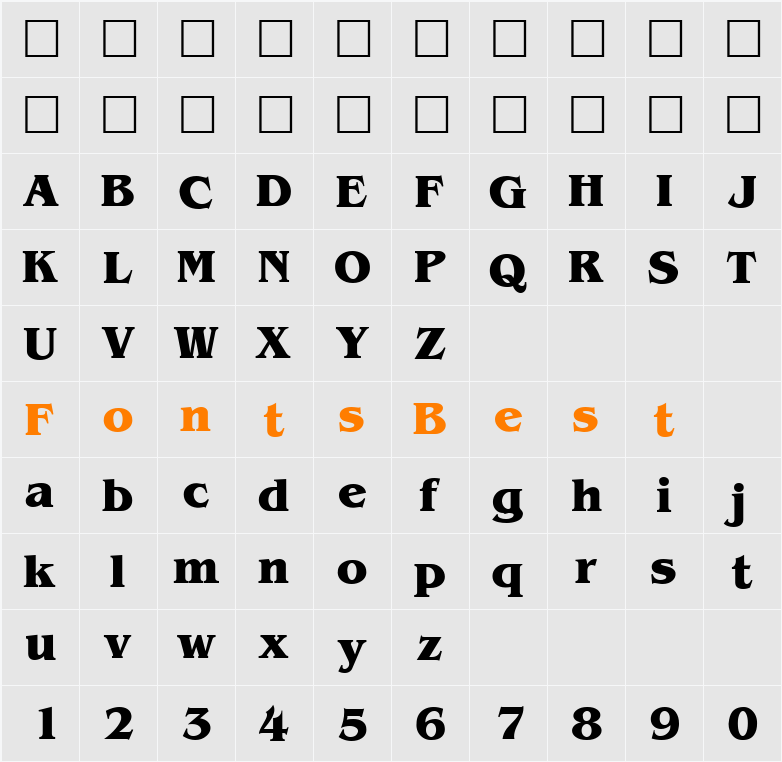 QTBengal Character Map