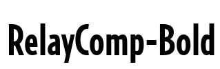 RelayComp-Bold Font Image