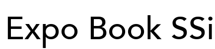 Expo Book SSi Font Image