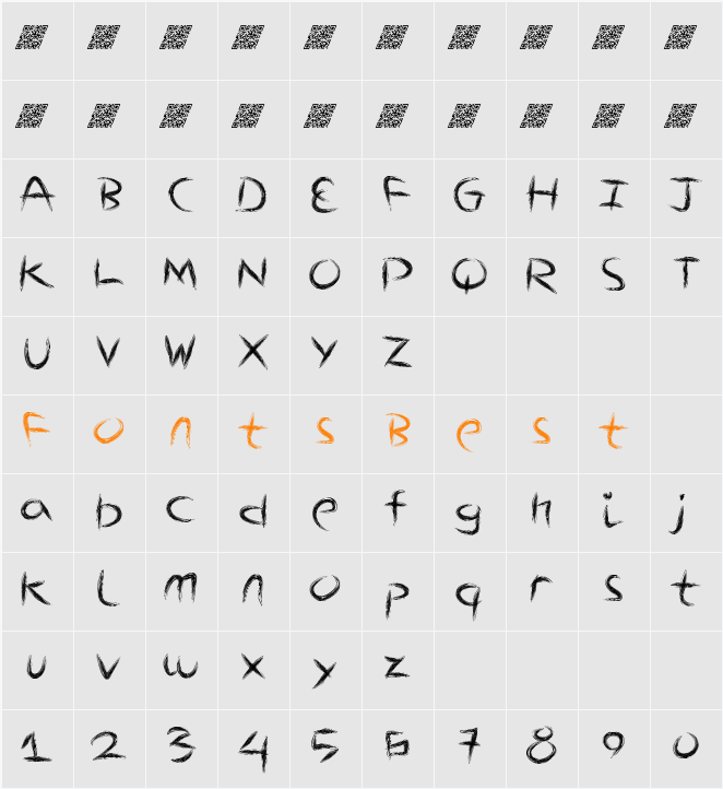 ThePulse Character Map