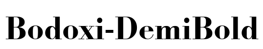 Bodoxi-DemiBold