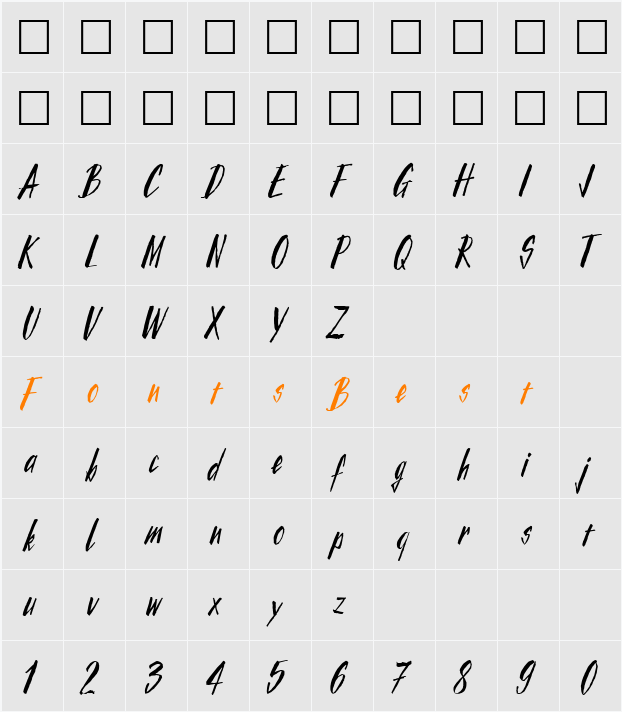 Plage Tahiti Character Map