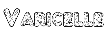 Varicelle Font Image