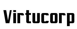 Virtucorp Font Image