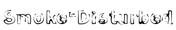 Smoke-Disturbed Font Image