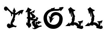 TROLL Font Image