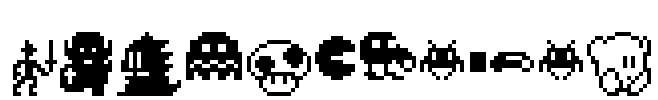 PixelCharas Font Image