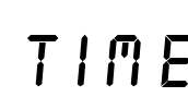 Time Font Image