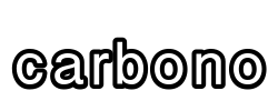 carbono Font Image