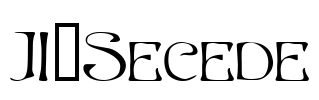 JI-Secede Font Image