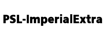 PSL-ImperialExtra Font Image