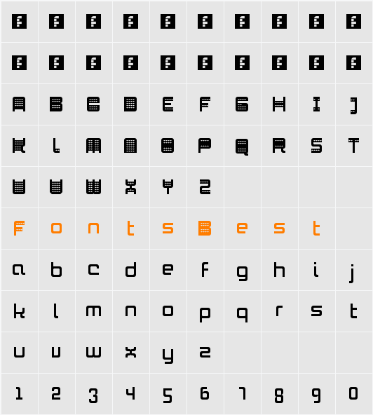 MAMBO Character Map