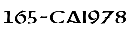 165-CAI978
