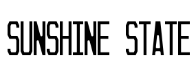 Sunshine State Font Image