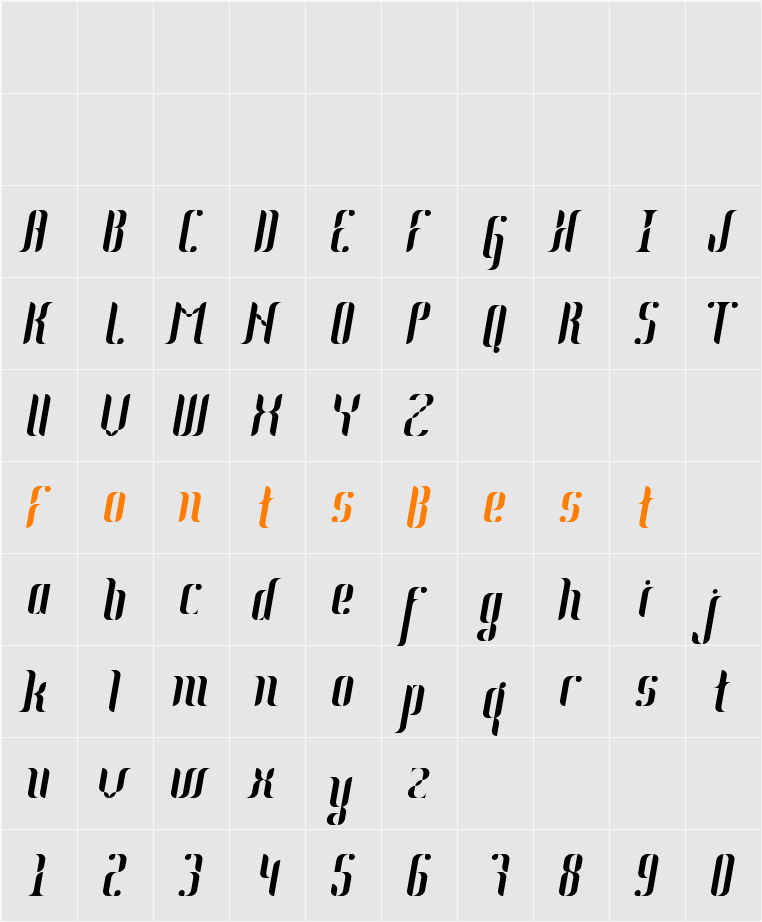 Johanna Character Map