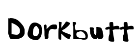 Dorkbutt Font Image
