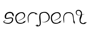 Serpent Font Image