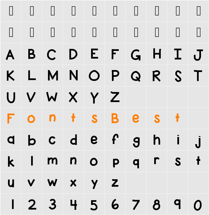KBPayTheLady Character Map