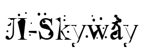 JI-Skyway Font Image