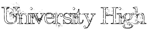 University High Font Image