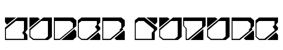 Zuber future Font Image