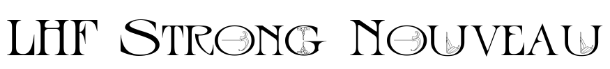LHF Strong Nouveau Font Image