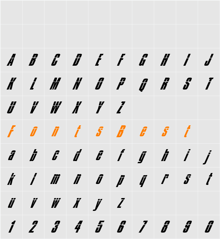 Impossible - 050 Character Map