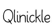 Qlinickle Font Image