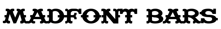 Madfont Bars Font Image