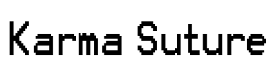 Karma Suture Font Image