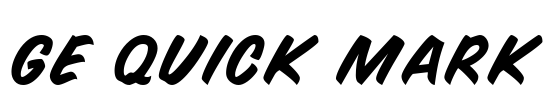 GE Quick Mark